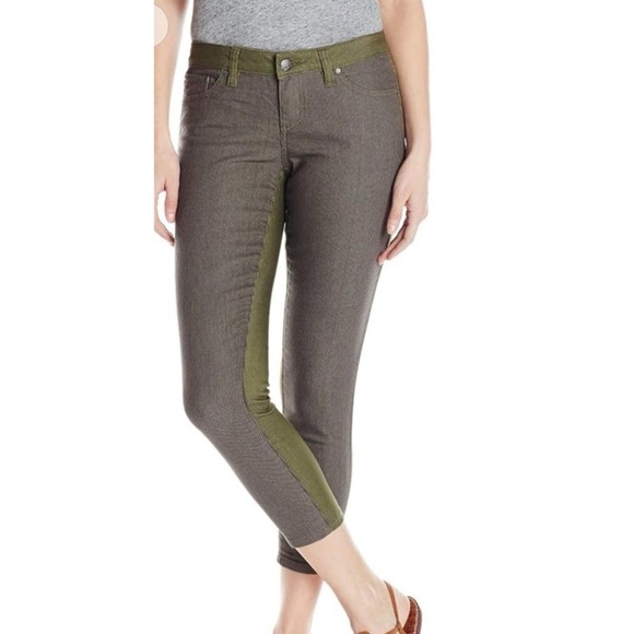 💎 prAna Jett Capri Pants Olive - Picture 1 of 10
